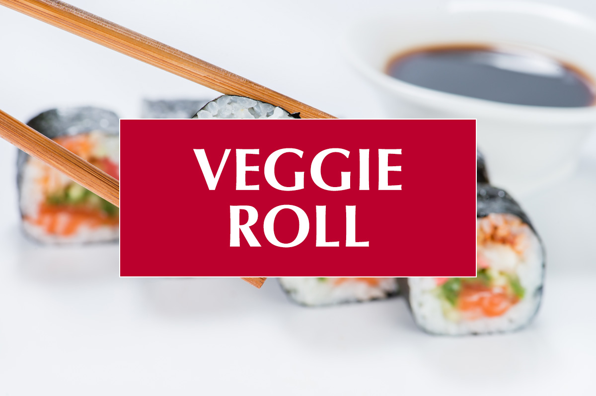 veggie roll sushi
