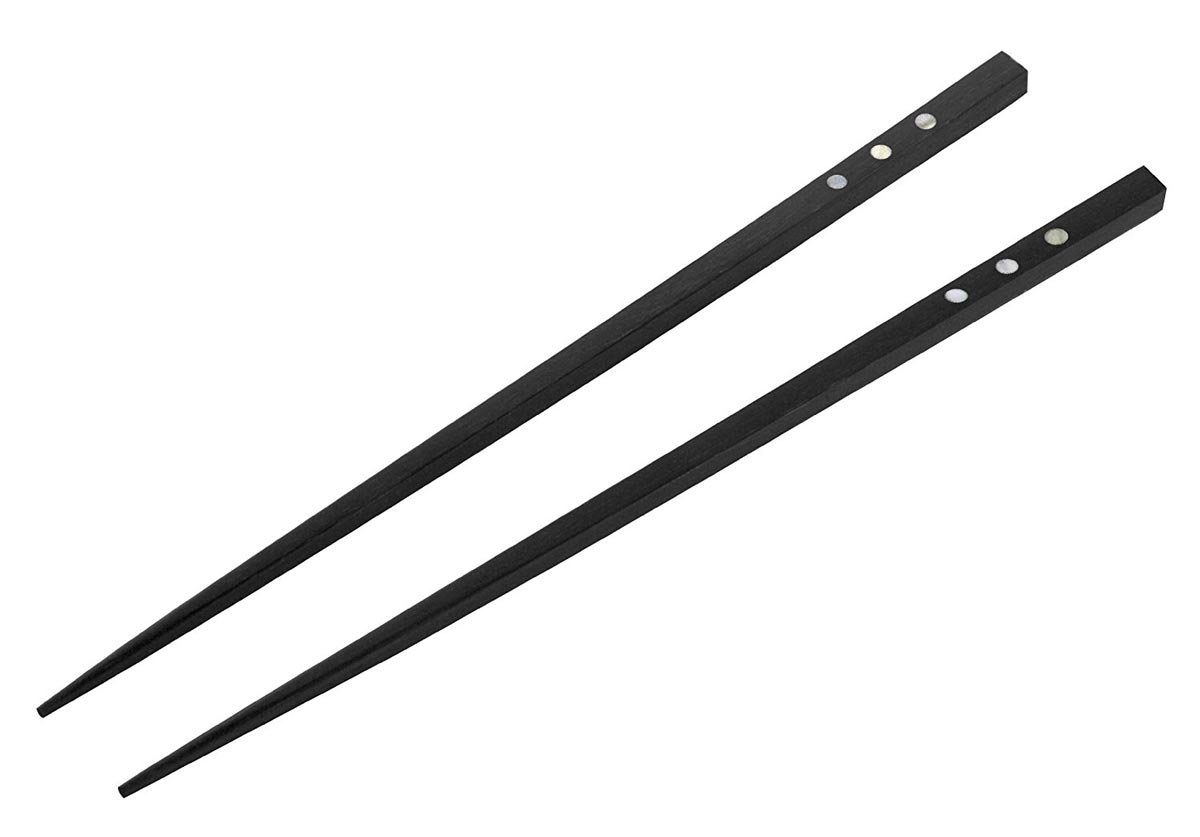 Bacchette Per Sushi In Acciaio Inox 304 – Set Da 1 Paio, Leggere E Antiscivolo, Colore Rosa/Argento, Lunghezza 22 Cm - 2
